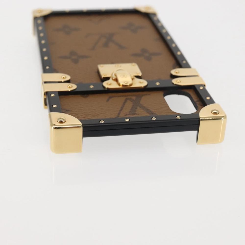 LOUIS VUITTON Reverse iPhoneX/iPhoneXS Eye Trunk iPhone Case M62619 Auth BA6432 - Picture 5 of 16